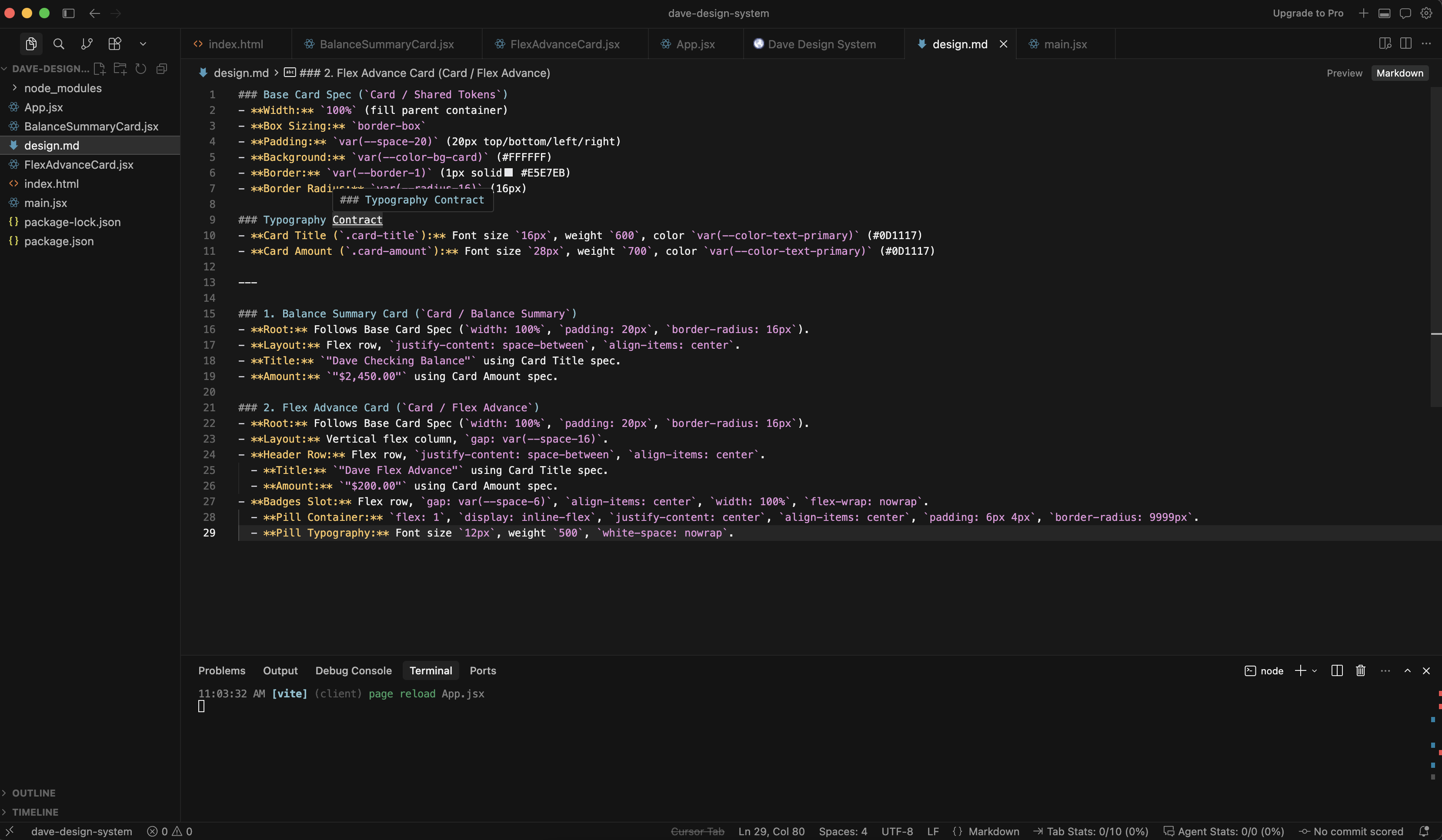 design.md Contract Spec